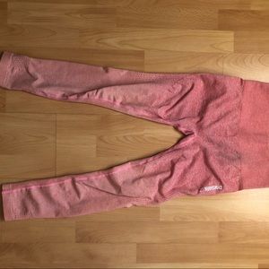 GYMSHARK PINK OMBRE SEAMLESS LEGGING